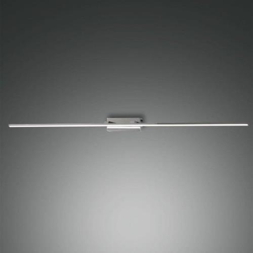 LED-spejllampe Nala, forkromet, bredde 110 cm, metal