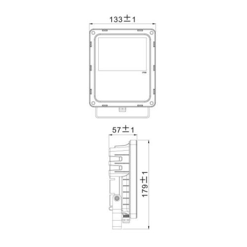 IP65 Flood Color RF-10 udendørs LED-spot, 10 W