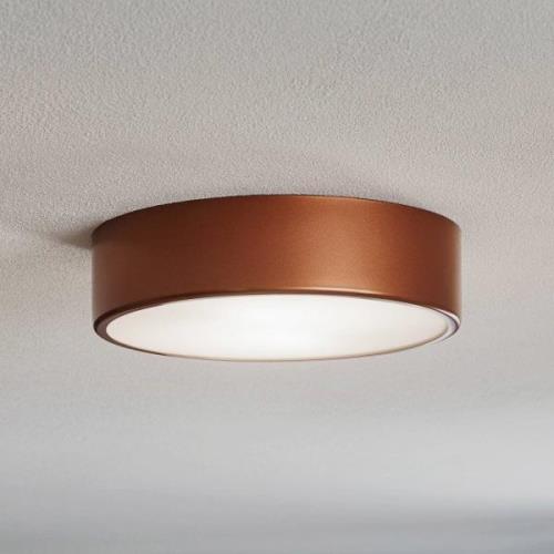 Cleo 300 loftlampe, sensor, Ø 30 cm, kobber