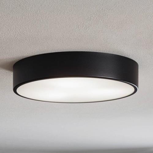 Cleo 400 loftlampe, sensor, Ø 40 cm, sort