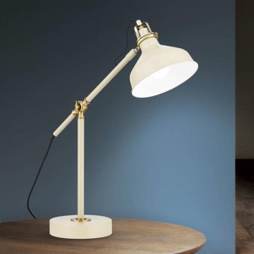 Schiller bordlampe, khaki, metal, 59 cm høj, justerbar