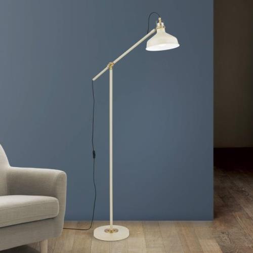 Schiller gulvlampe, khaki, metal, 153 cm høj, justerbar