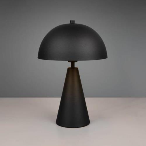 Alfie bordlampe, mat sort, metal, E27