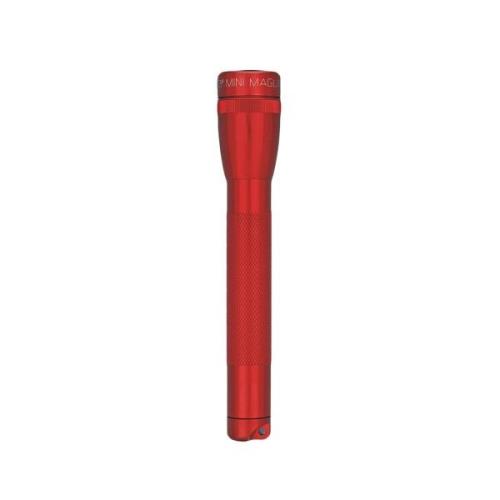 Maglite Xenon lommelygte Mini, 2-Cell AA, Combo Pack, rød