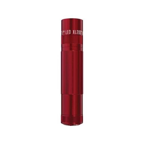 Maglite LED-lommelygte XL200, 3-Cell AAA, rød