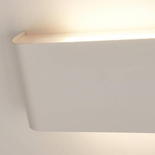 Match Box LED-væglampe, hvid, metal, op/ned, 18 cm