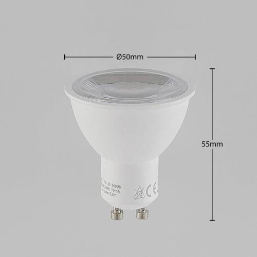 LED-reflektor GU10 7W 3.000K 700 lumen 38°