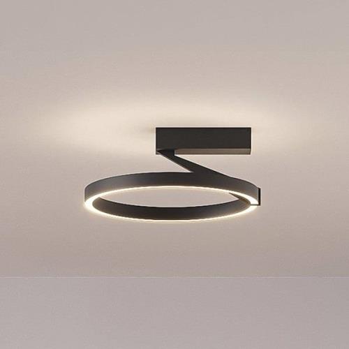 Molto Luce loftlampe Melli SDI, sort, aluminium, Ø 33 cm