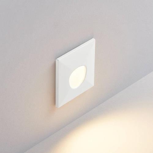 Molto Luce LED indbygningslampe Wall 68R Sina SQ, hvid, aluminium, CCT