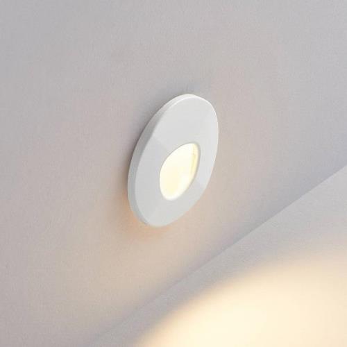 Molto Luce LED indbygningslampe Wall 68R Sina IP44 RD, hvid, CCT