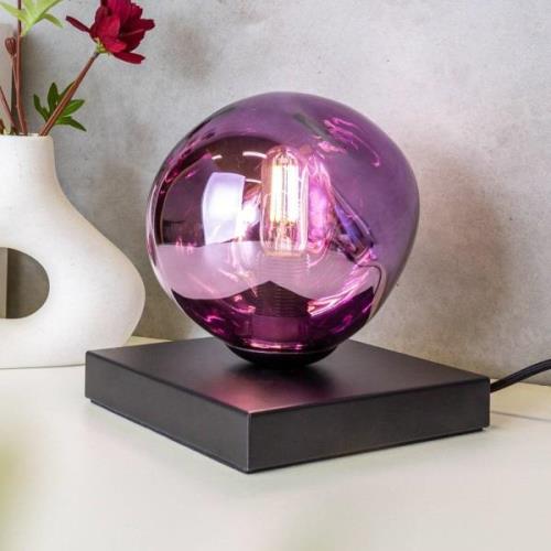 Canopus bordlampe, violet, Ø 15 cm, glas, 1 x E14