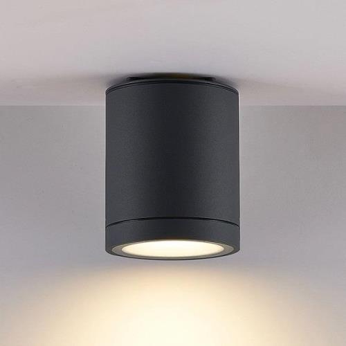 Molto Luce udendørs spotlampe Foris Round SD, antracit, aluminium