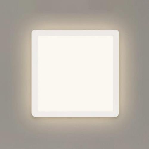 Jali Square LED-panel, hvid, 29,2 cm, plast, 2.700 K