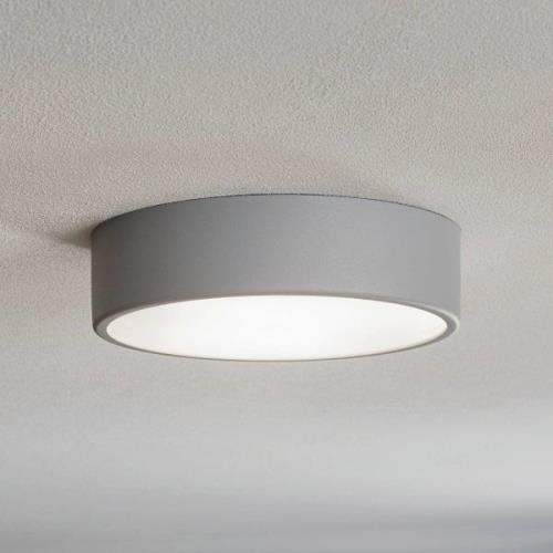 Cleo 300 loftlampe, sensor, Ø 30 cm, grå