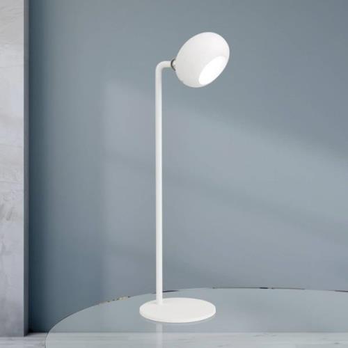 Kerby LED-bordlampe, hvid, højde 40 cm, stål/aluminium, CCT