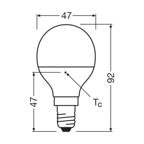 OSRAM LED Relax/Active/Sleep drops E14 4,9W mat 827/840