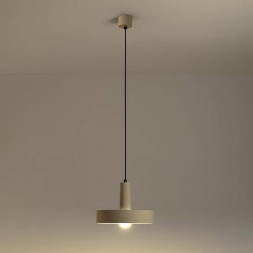 LEDS-C4 Keops 1-pendellampe, brun mat, Ø 28 cm, aluminium