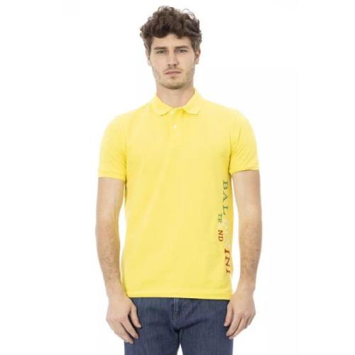 Moderne Gul Bomuld Polo Shirt