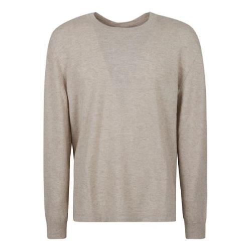 Luksus Cashmere Blandet Crew Neck Sweater