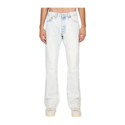 Vaskede Denim Flare Jeans