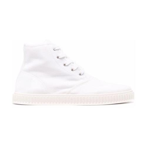 Forbedre dit sneaker-spil med Numbers Logo Hi-Top Sneakers