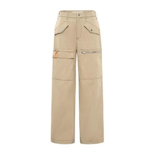 Beige Cargo Bukser