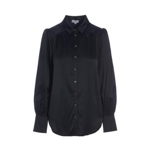 Bluse med voluminøse ærmer - CADCE-Black