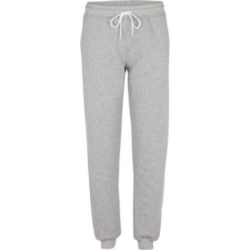 Behagelige grå melerede sweatpants til kvinder