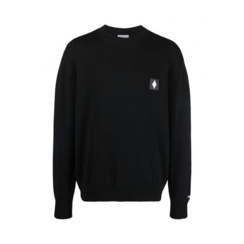 Sort Kors Uld Sweatshirt