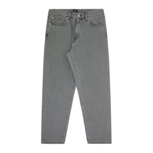 Afslappet pasform sorte bomulds denim jeans