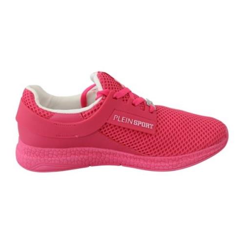 Fuxia Rødbede Polyester Runner Becky Sneakers Sko