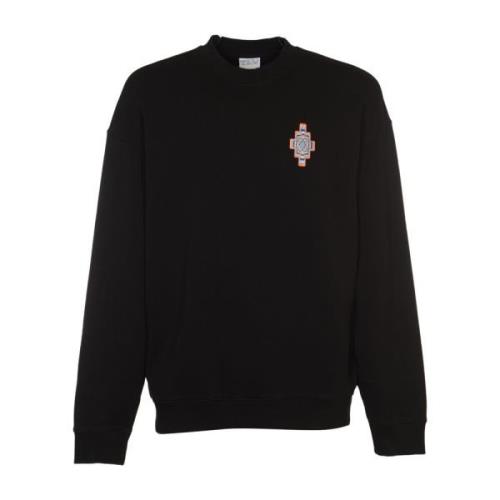 Komfortabel Sweatshirt med Optisk Kors Design