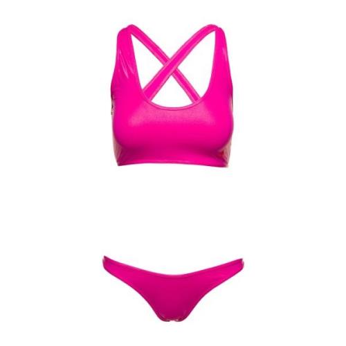 Fuchsia Pink Bikini Sæt