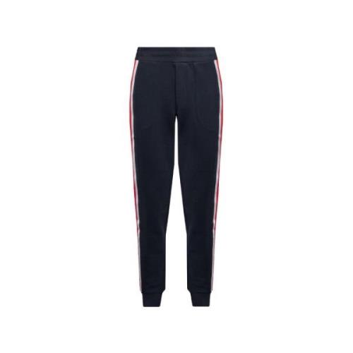 Marineblå Track Pants med Reflekterende Paneler