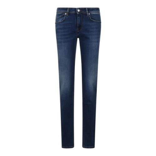 Slim Fit Blå Denim Jeans