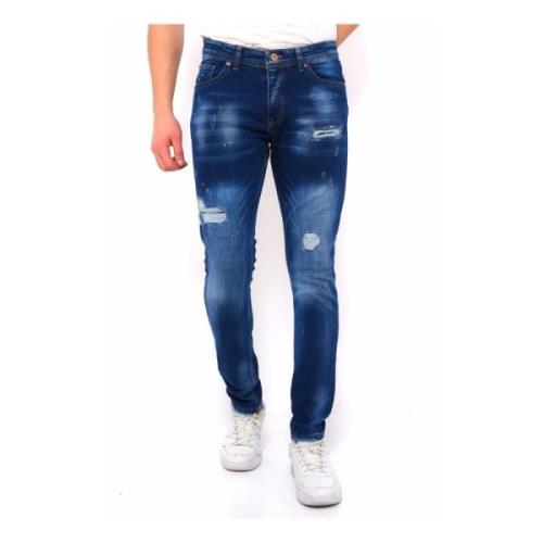 Blå Slim Fit Jeans - DC