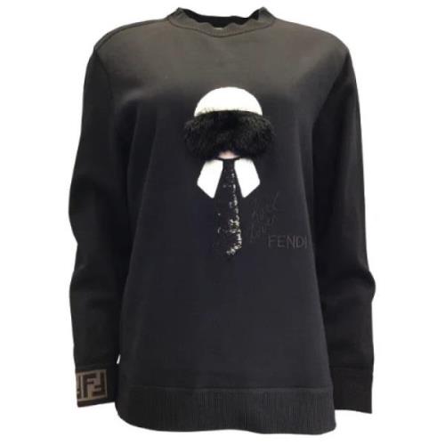 Brugt Sort Bomuld Fendi Sweater