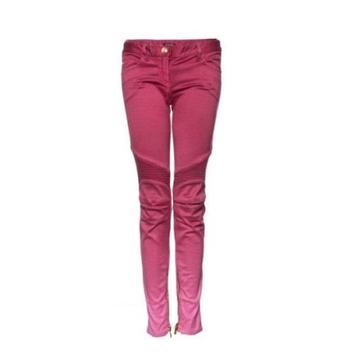 Biker -jeans med farvegradient