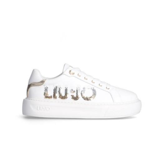 Kylie 22 Sneakers med Paillet Logo