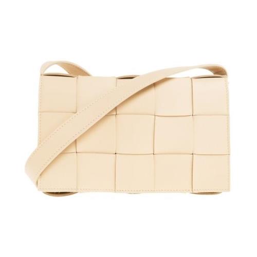 Beige Intreccio Lille Skuldertaske