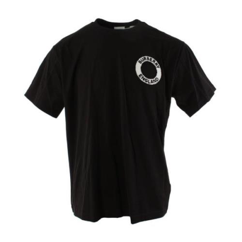 Oversize Sort Bomuld T-shirt