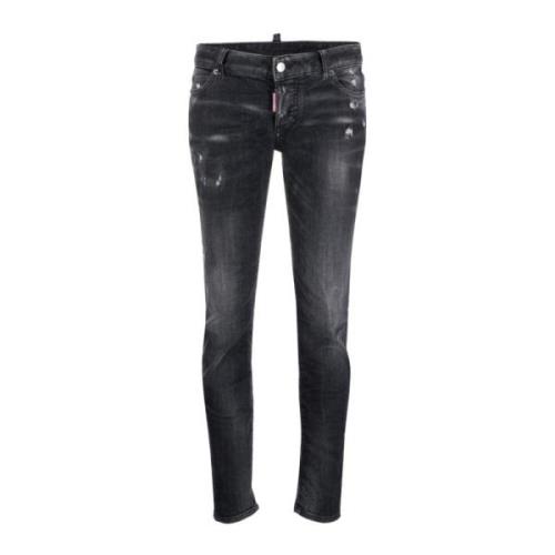 Vintage Slim-Fit Distressed Jeans