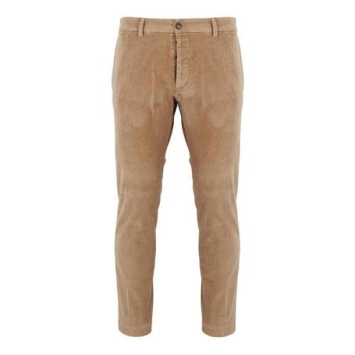 Slim-Fit Højtaljede Chino Bukser