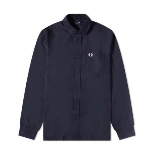 Ægte Oxford Skjorte Lys Navy-s