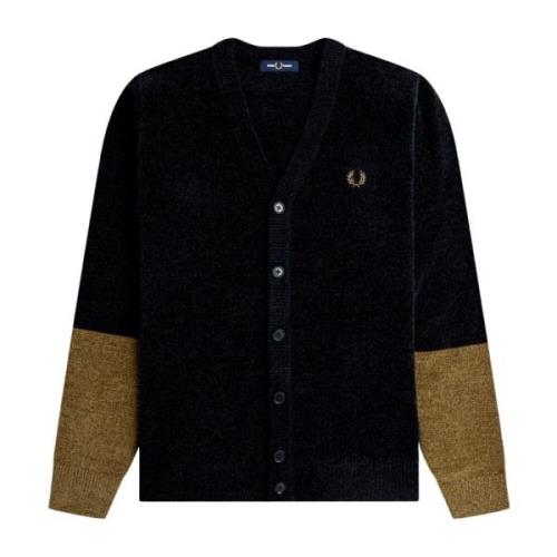 Sort Ciniglia Cardigan Sweaters