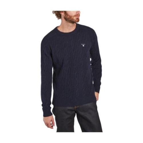 Kabelstrik lammeuld sweater