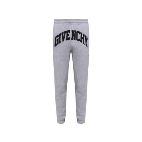 Logo Sweatpants, Grå, Elastisk Talje, 4G Print