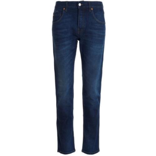 Vaskede stramme jeans-32