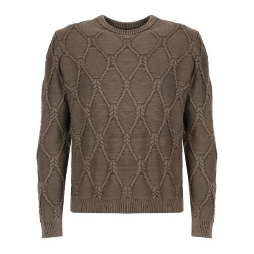 Stilfuld Herre Rundhals Pullover