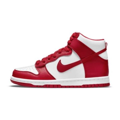 Rød Dunk High Sneakers